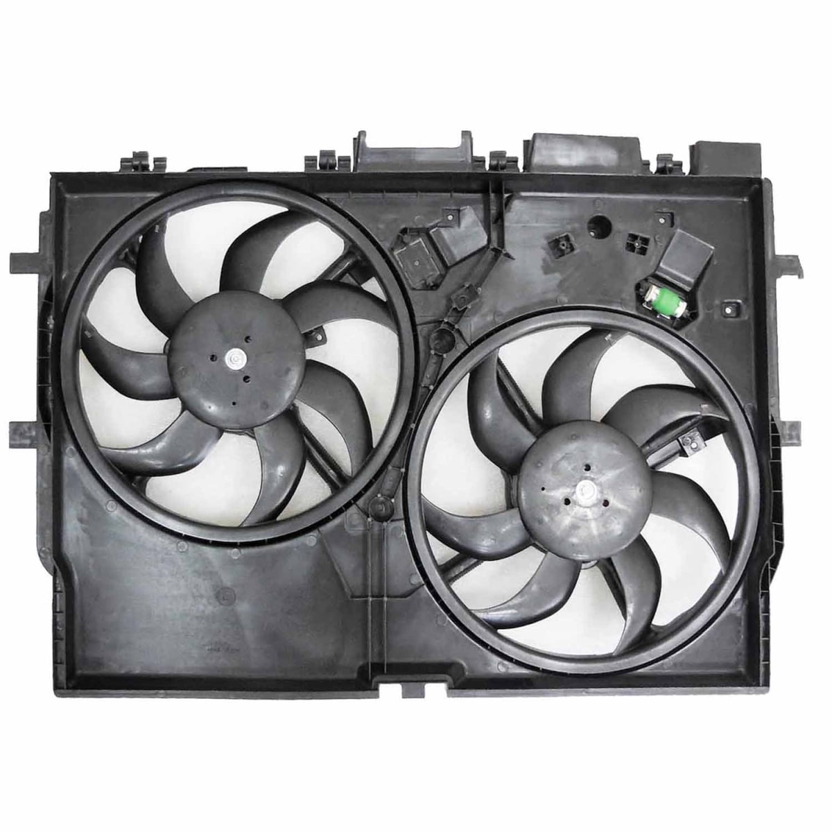 TA-CH3115185 Replacement Radiator And Condenser Fan Assembly With Two Fans Side By Side For RAM PROMASTER_3500 2014-2022(CH3115185)