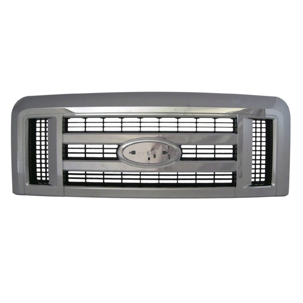 Replacement Front Grille - Black - Direct Fit - Durable Design