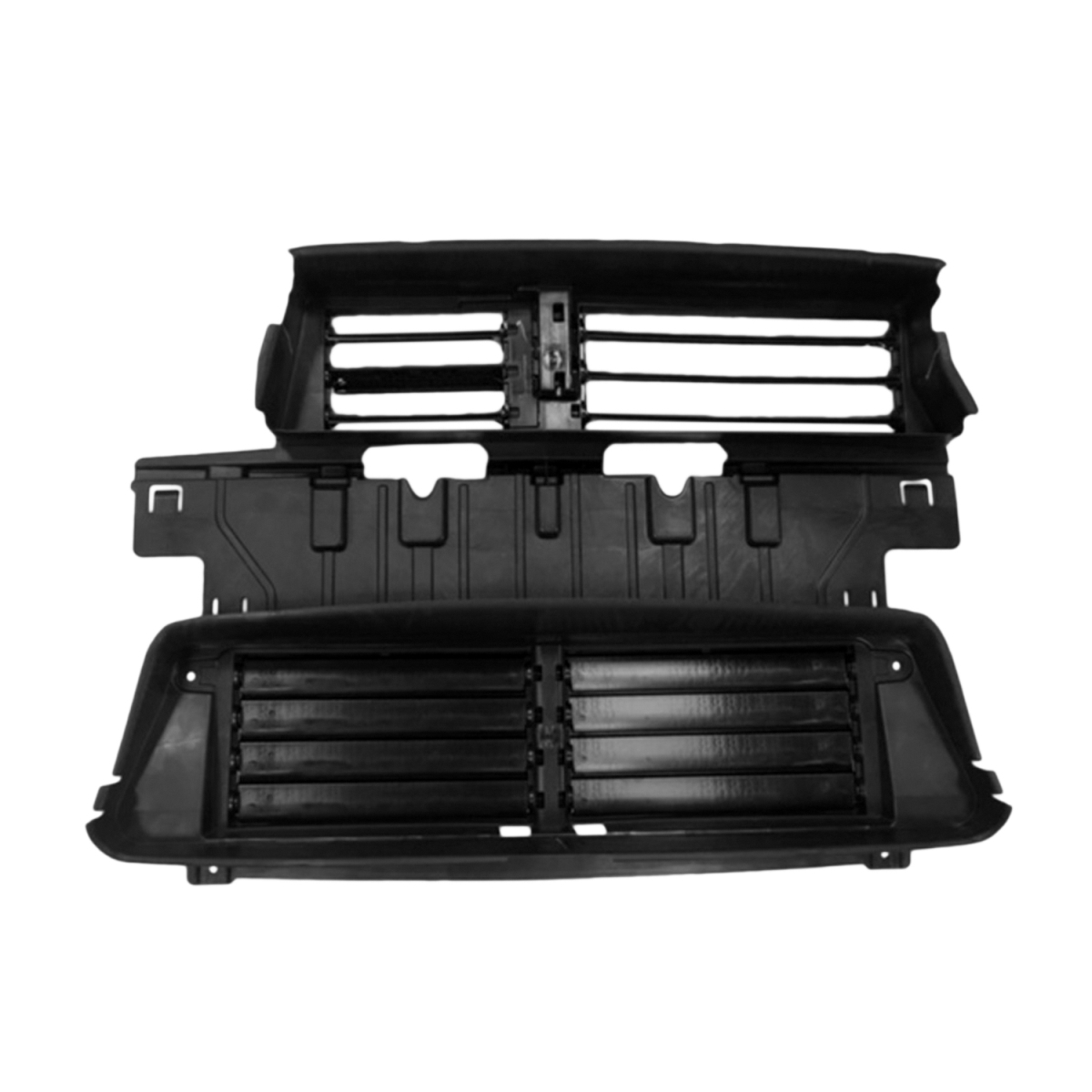 Replacement Radiator Shutter Assembly - Black - Direct Fit - Durable Design