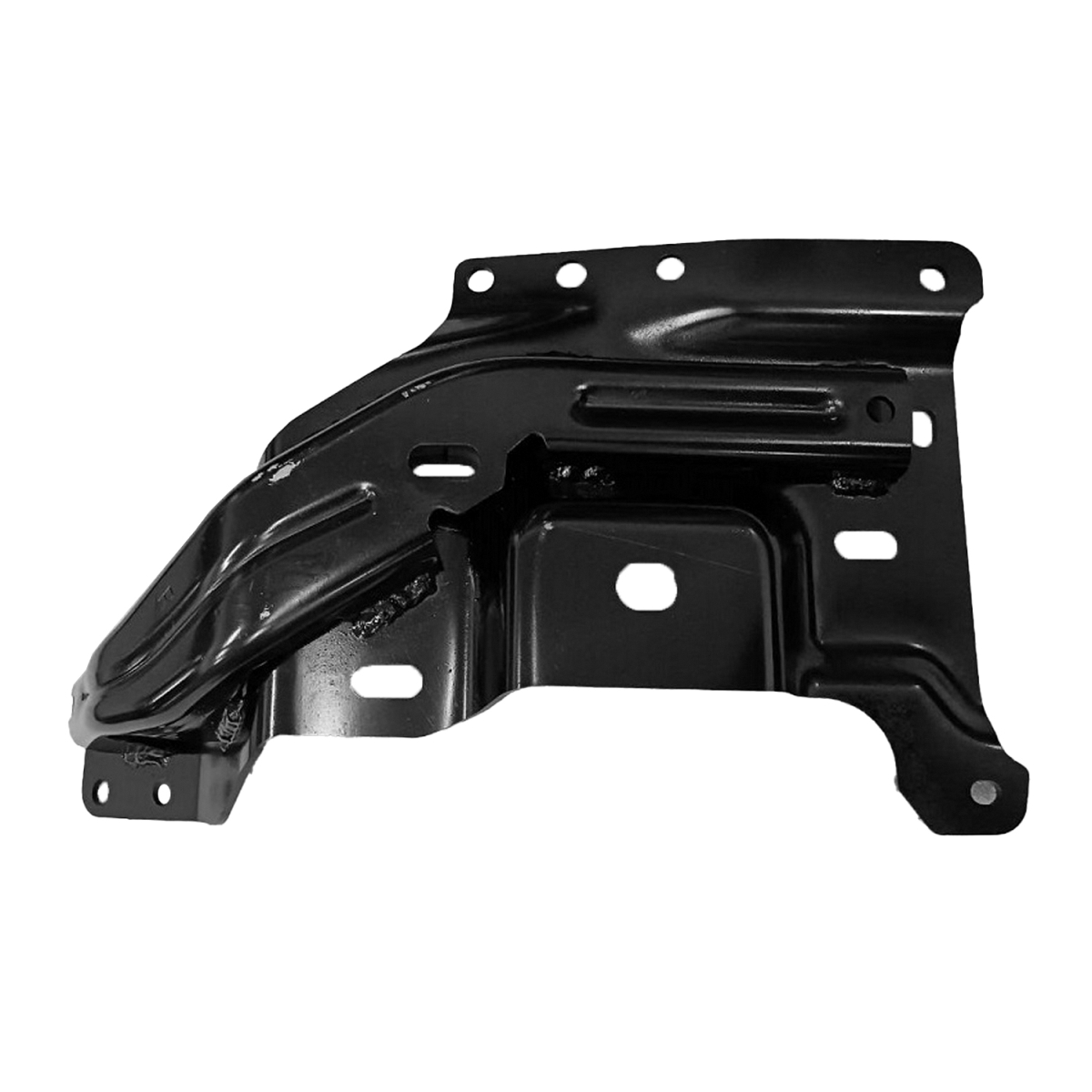 Replacement Front Passenger Bumper Mounting Plate - Black - Individual - Durable Design