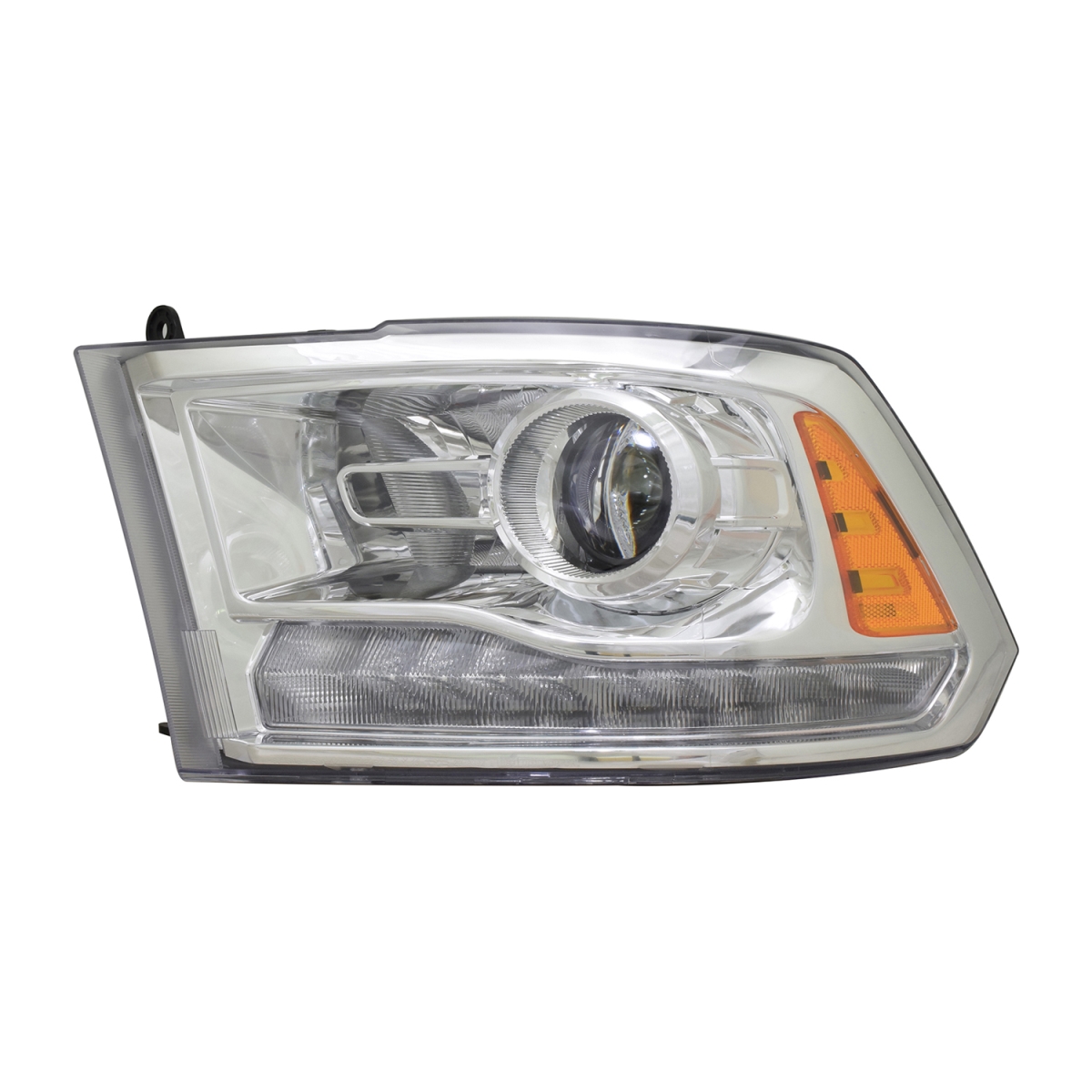 TA-CH2502290 Replacement Head Lamp Driver Halogen Projector Chrome Bezel Hq For RAM PICKUP-RAM-5500 2016-2023(CH2502290)