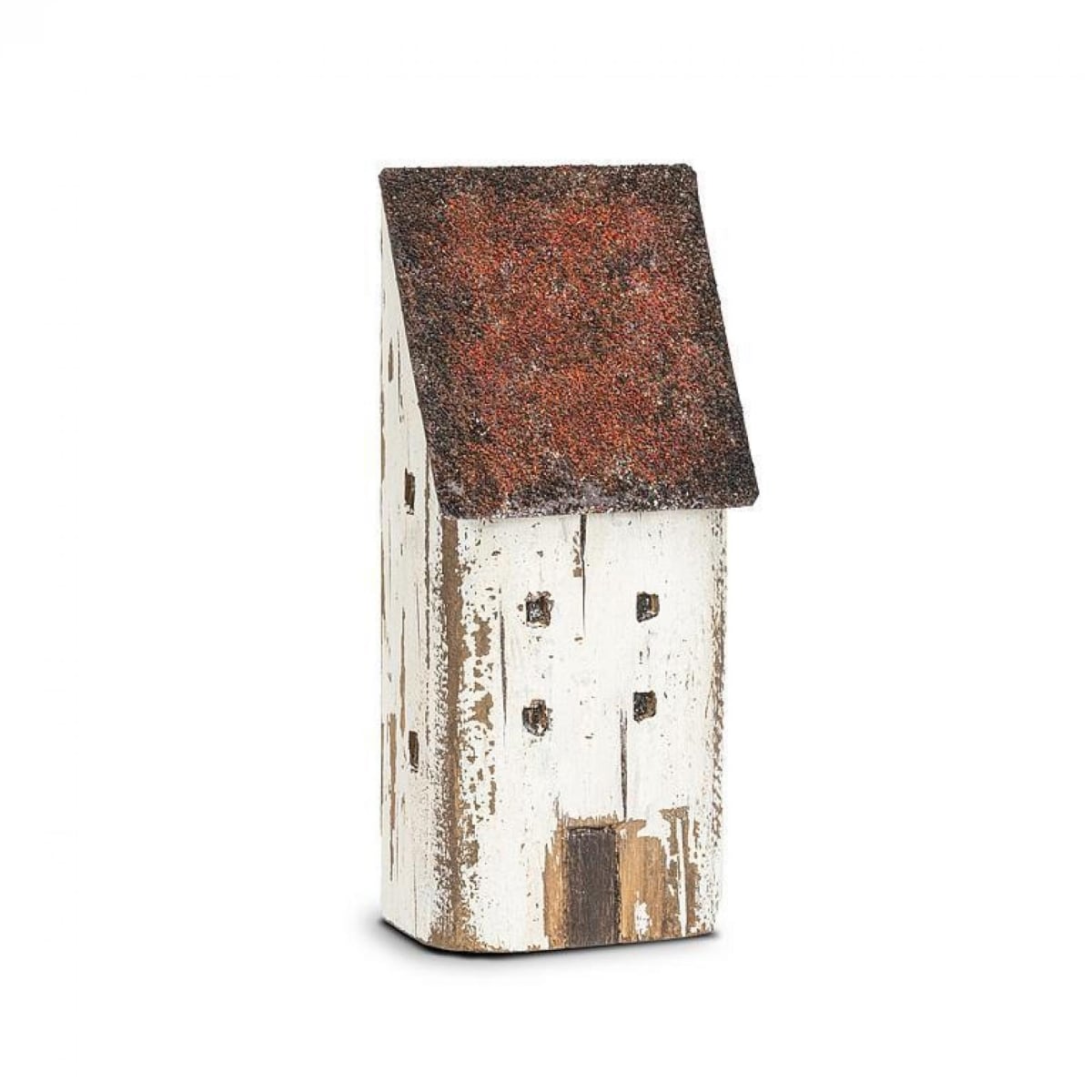 UNBT-01127 White House With Antique Red Roof Figurine