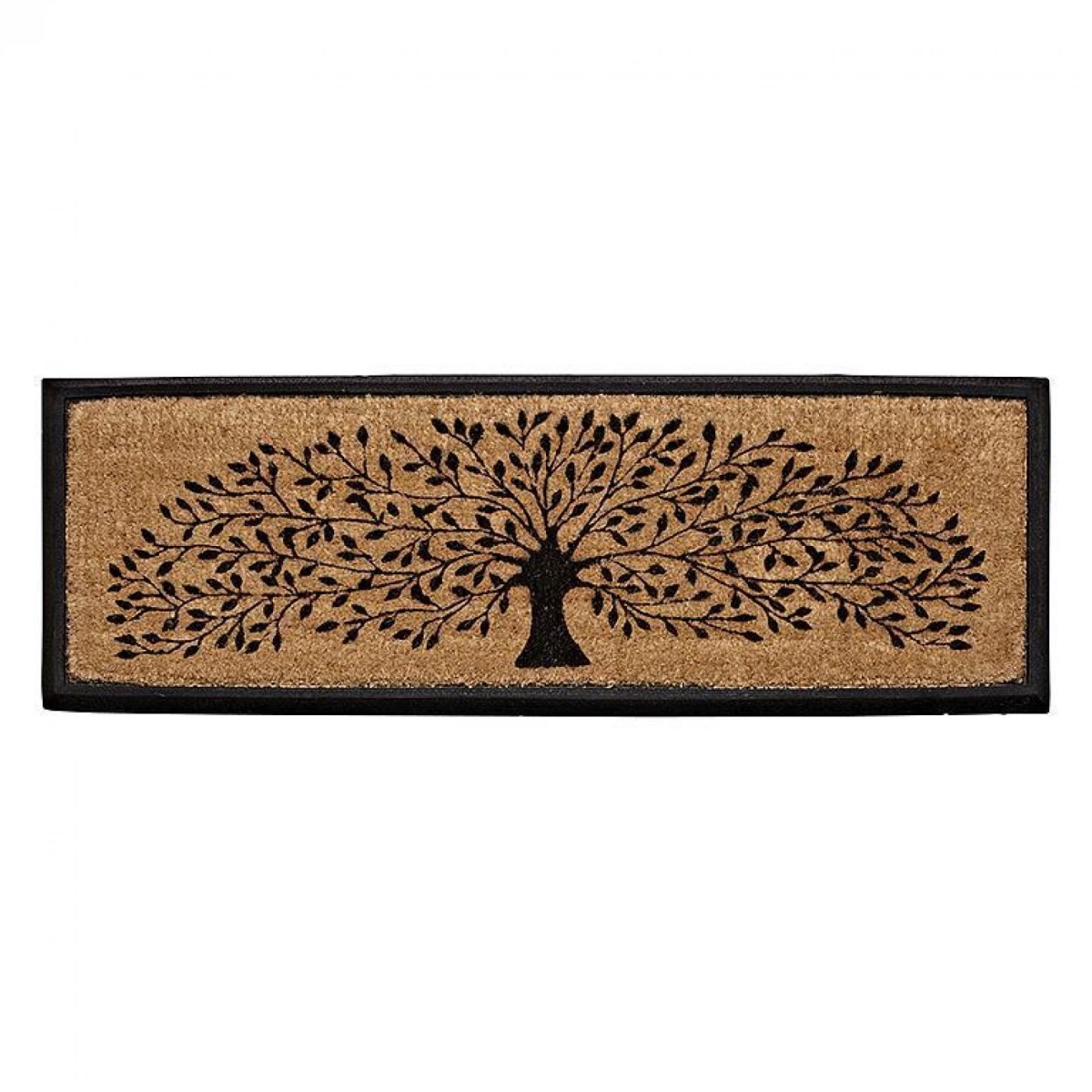 UNBT-01074 Tree Of Life With Black Border Doormat