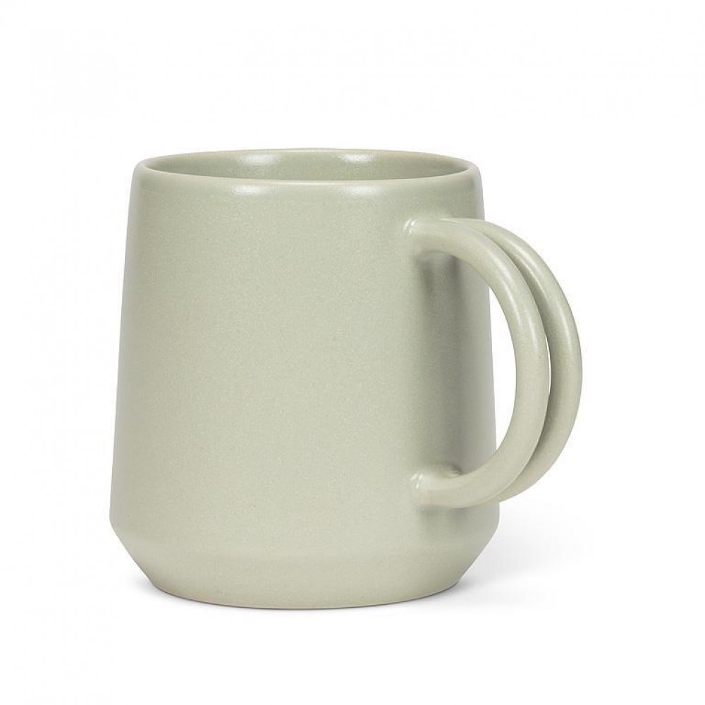 UNBT-00772 Sage Double Handled Mug - Green