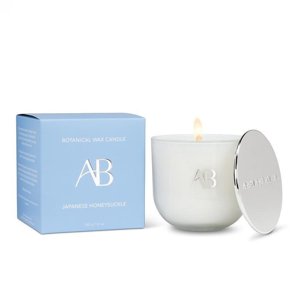UNBT-00443 Japanese Honeysuckle Candle - White