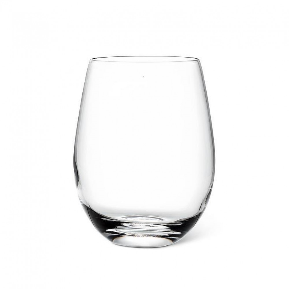 Picture of MDR Trading UNBT-00473 Laser Cut Rim Stemless Red Wine Glass - Clear