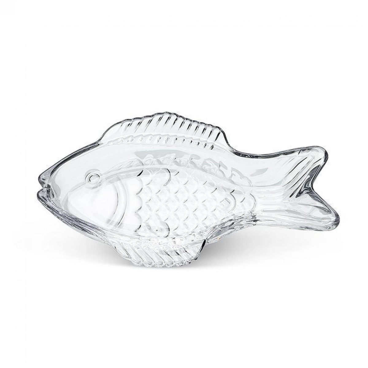UNBT-01038 Swimming Fish Dish - Clear