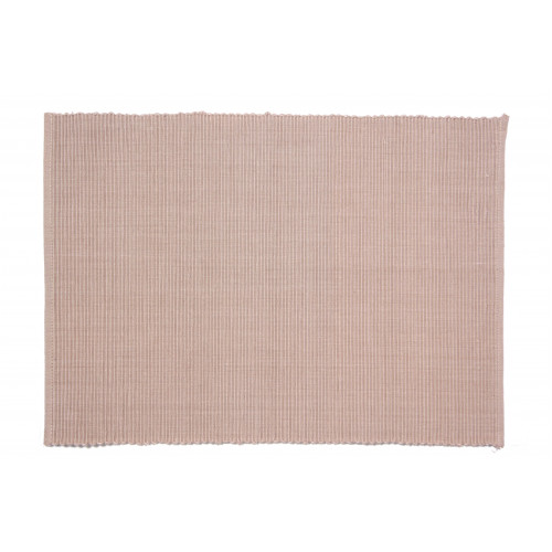 AG-01310S-4 Ribbed Placemats Beige - Set of 4<BR>
