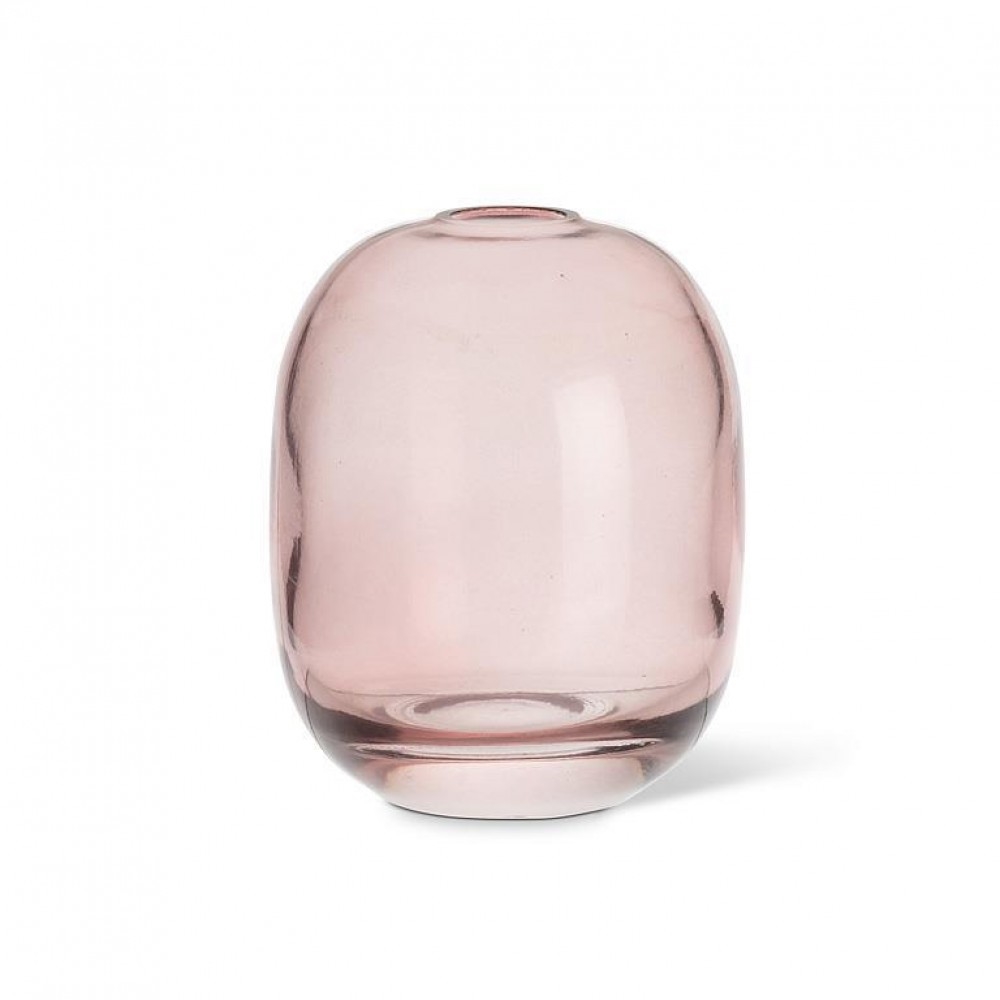 UNBT-00263 Barrel Bud Vase - Dark Rose