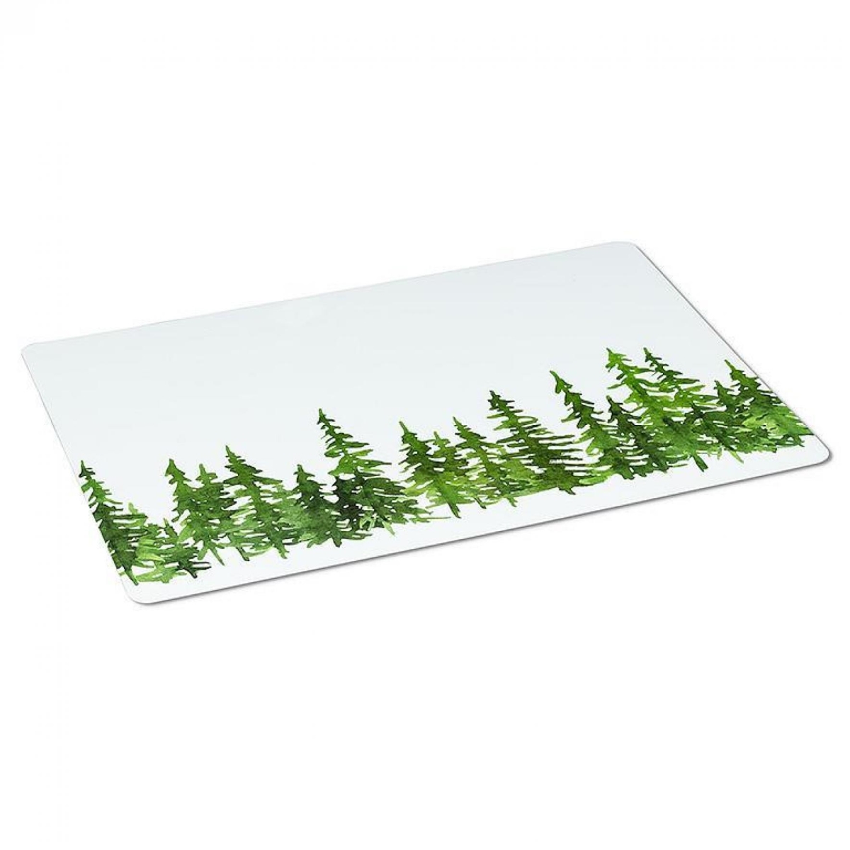 Picture of MDR Trading UNBT-00307 Evergreen Forest Placemats - White & Green