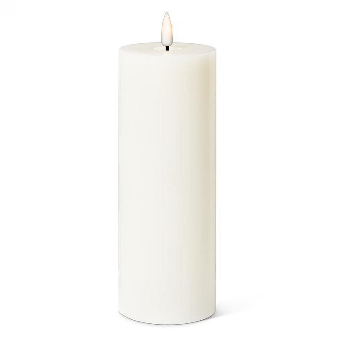UNBT-00775 Sand Color Flameless LED Pillar Candle
