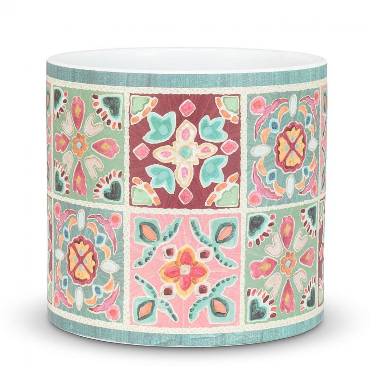 UNBT-01070 Tile Grid Planter - Multi Color