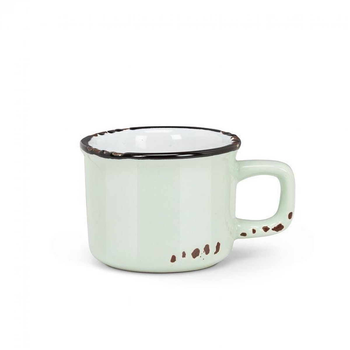 Picture of MDR Trading UNBT-00609 Mint Green Enamel Look Espresso Cup