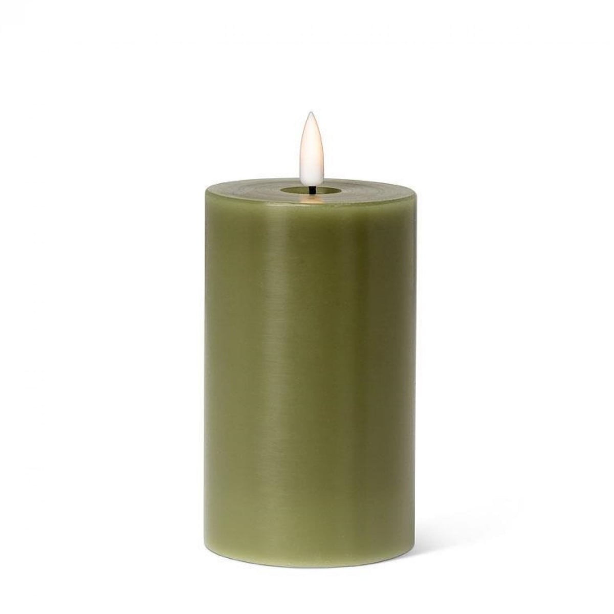 UNBT-00004 5 ft. LED Flameless Pillar Candle - Green