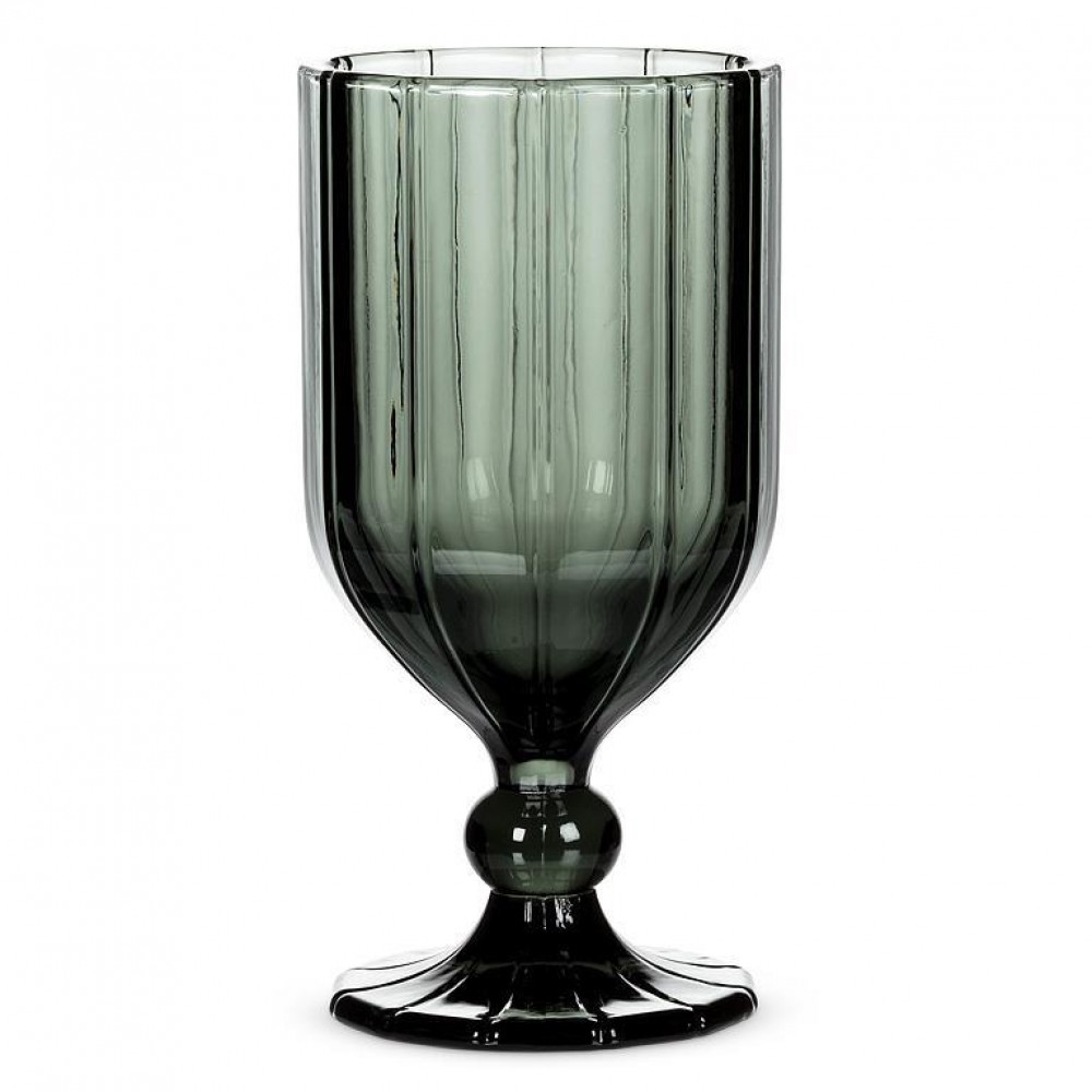 UNBT-00383 Gray Smoke Panel Goblet