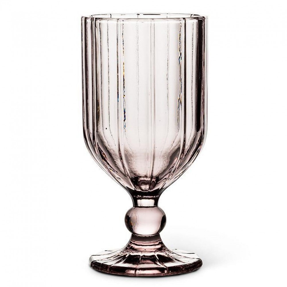 UNBT-00660 Pale Pink Panel Goblet