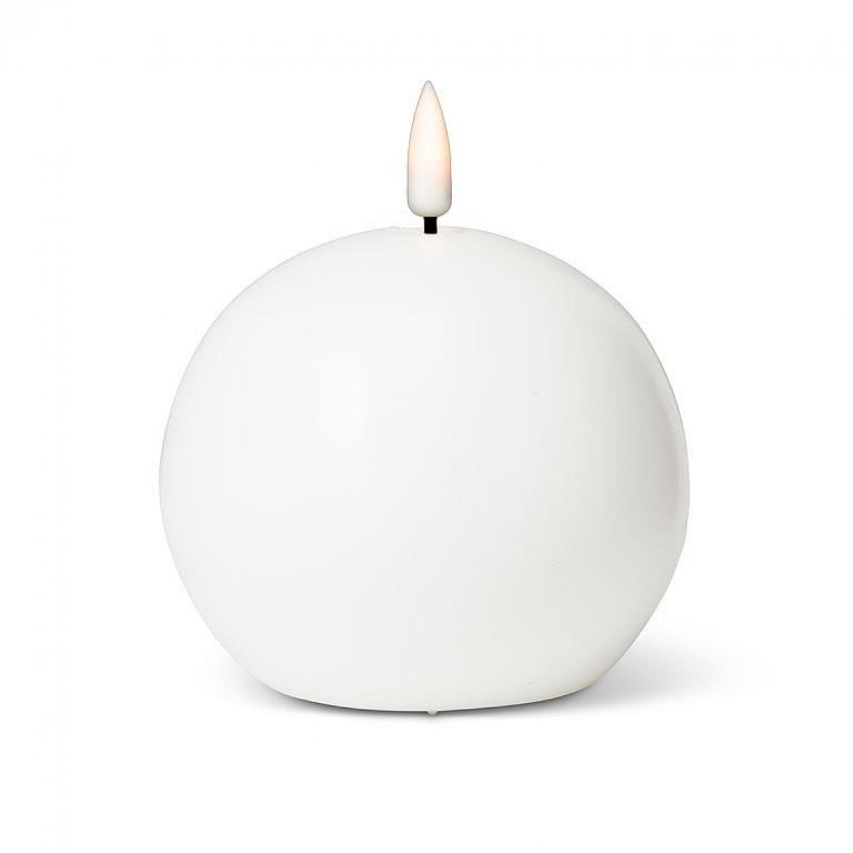 UNBT-00489 LED Ball Candle - White