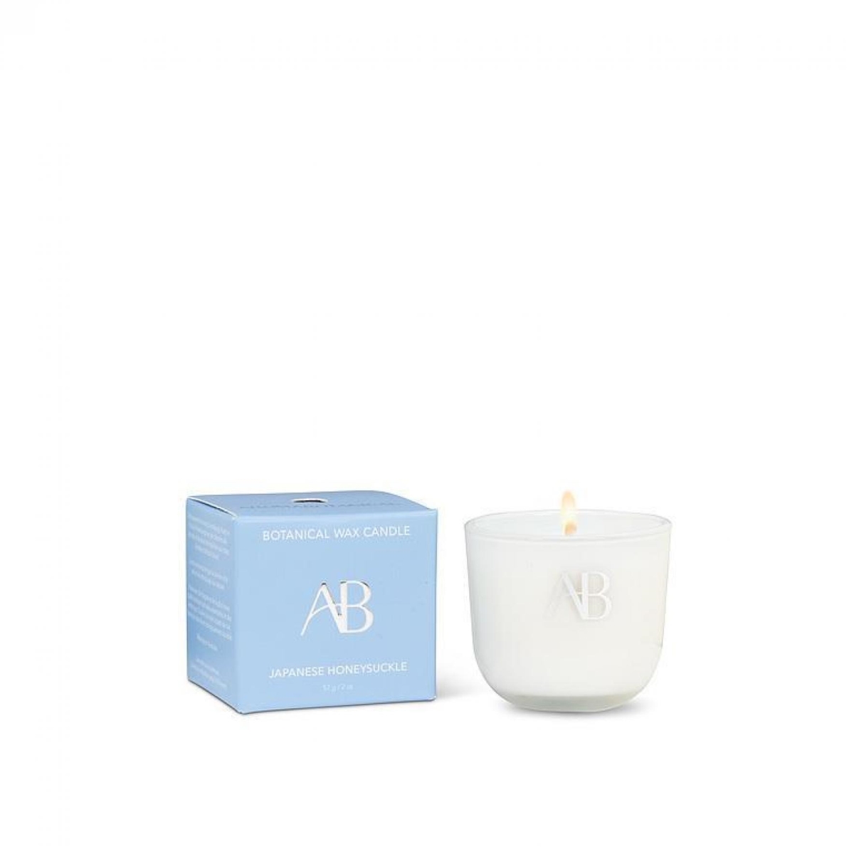 UNBT-00602 Mini Japanese Honeysuckle Candle - White