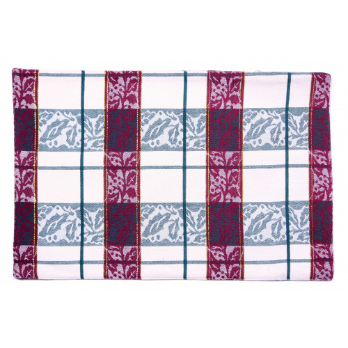 AG-02205S-4 19 in. Ribbed Placemats, Noel - Set of 4