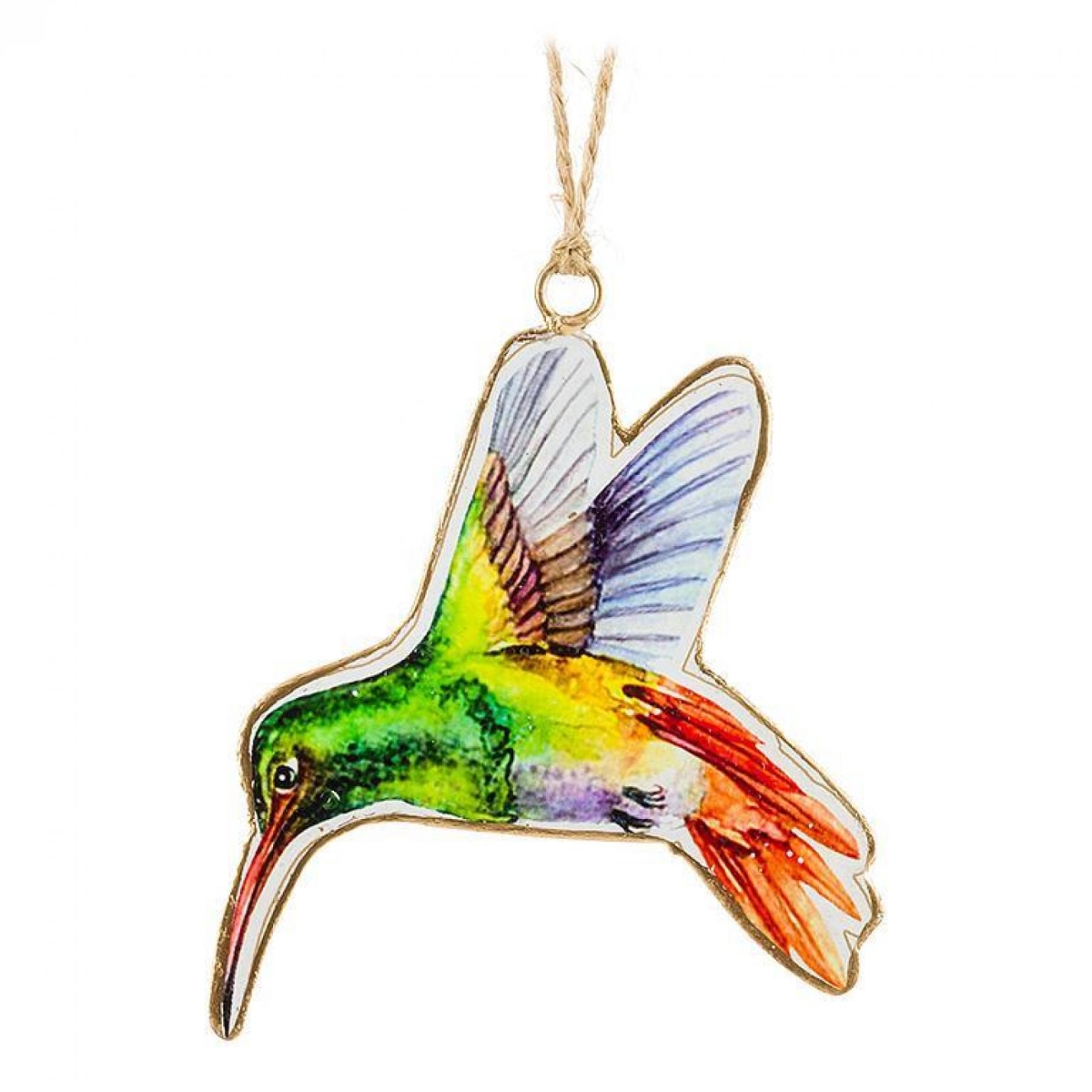 UNBT-00431 Hummingbird Ornament - Multi Color