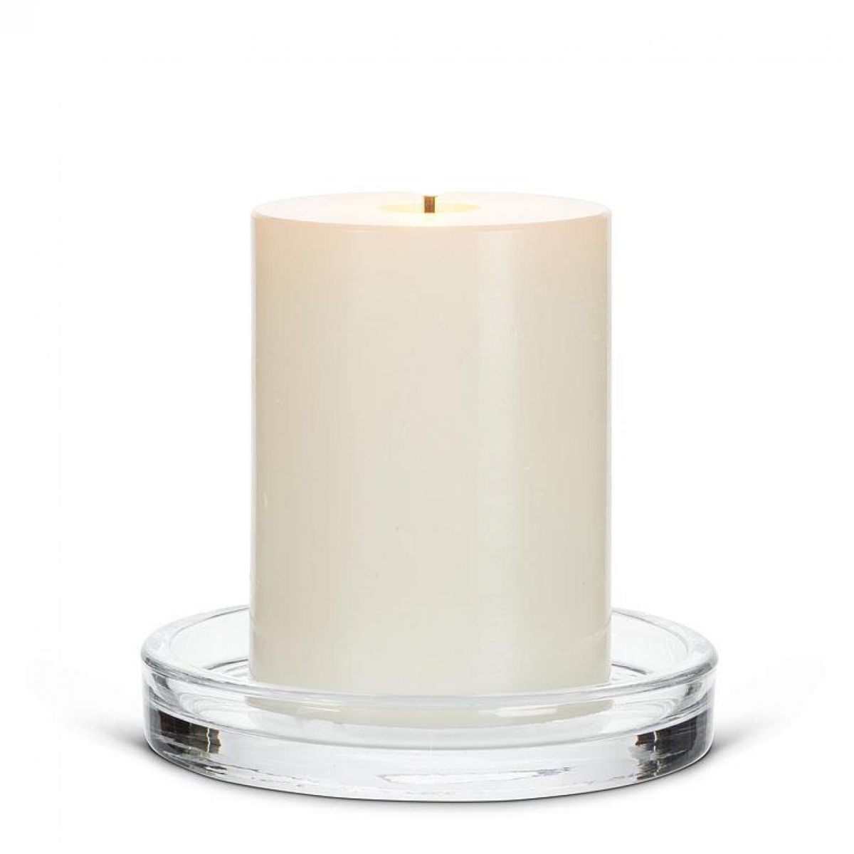 UNBT-00944 Simple Classic Candle Holder - Clear