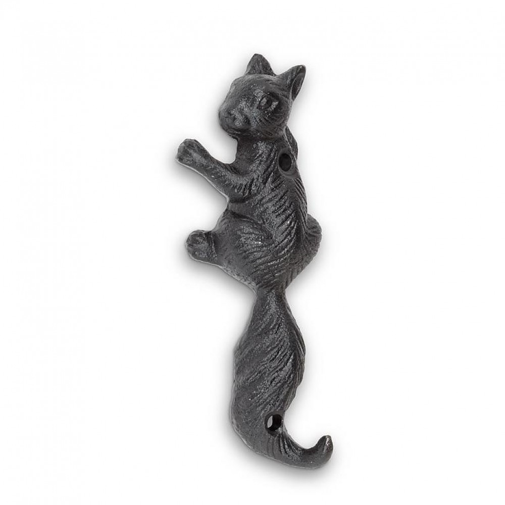 UNBT-00229 Climbing Squirrel Wall Hook - Black
