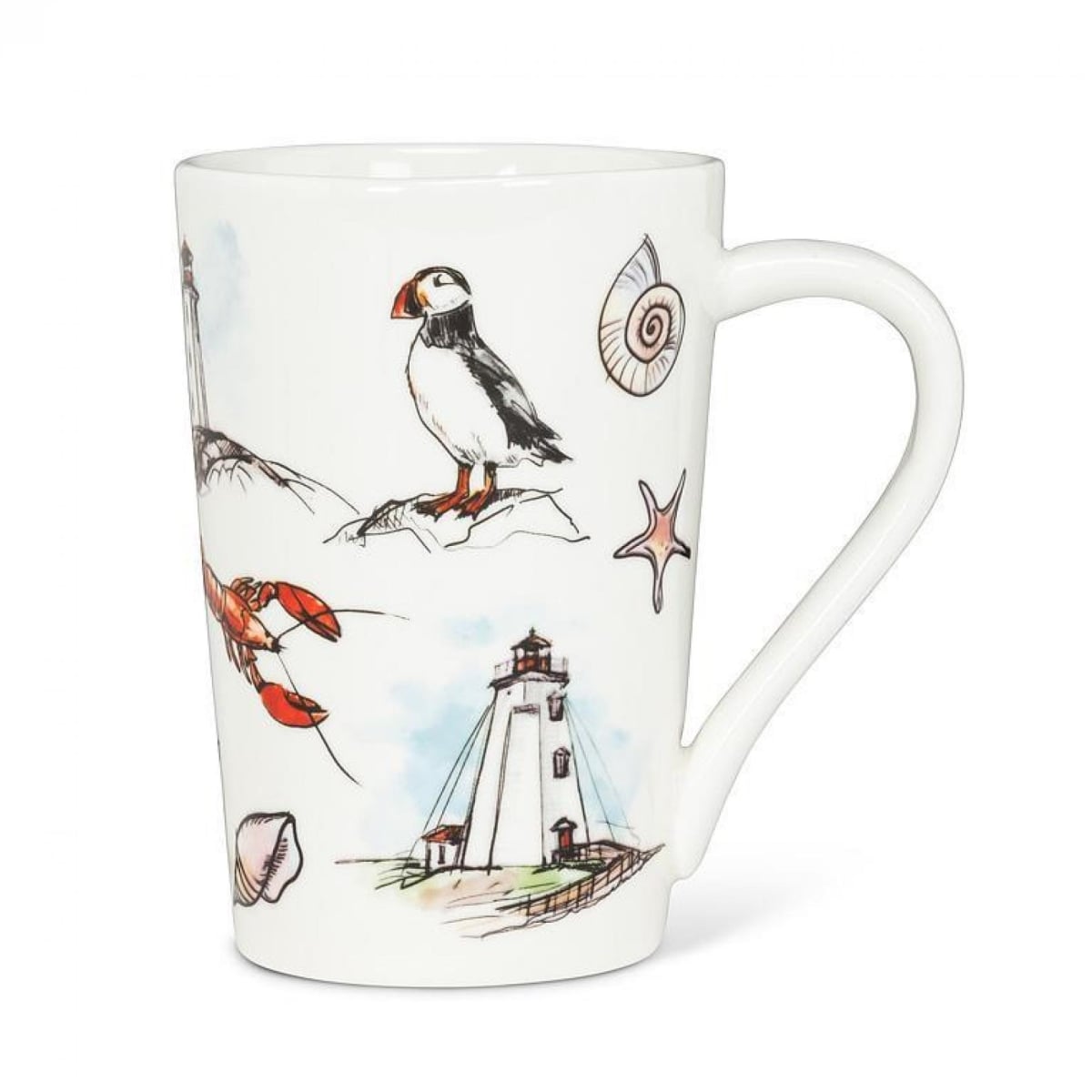 UNBT-00520 Lighthouses & Coastal Icons Mug - Multi Color