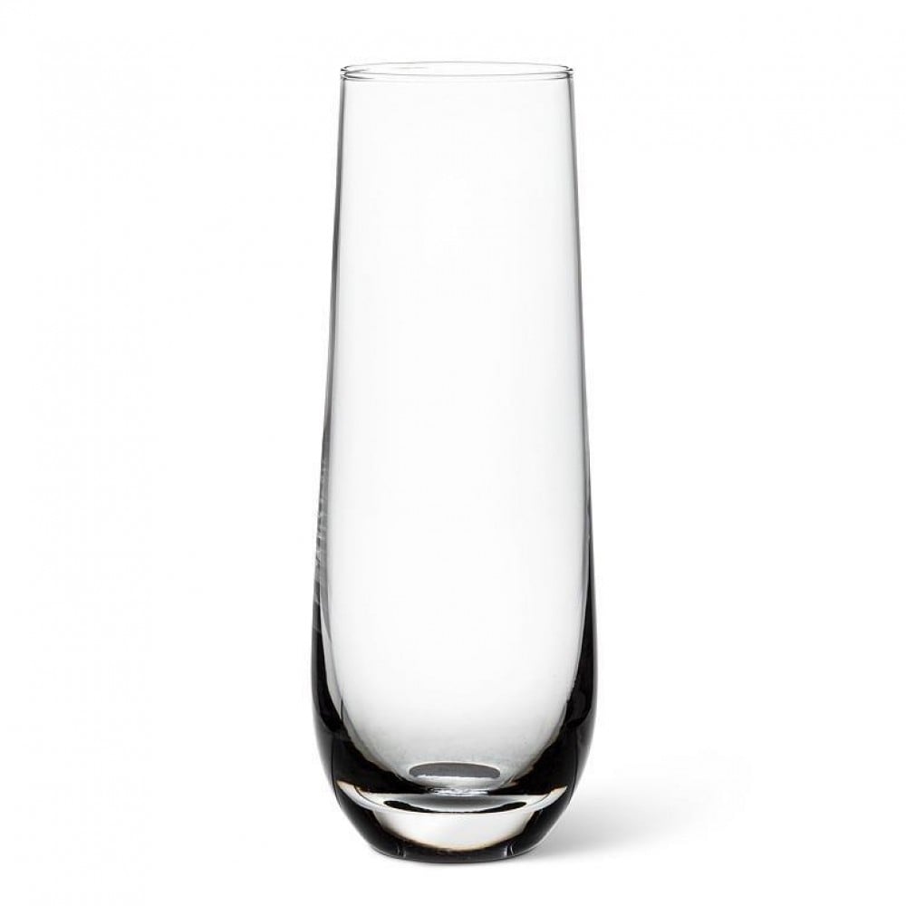 Picture of MDR Trading UNBT-00472 Laser Cut Rim Stemless Flute Glass - Clear
