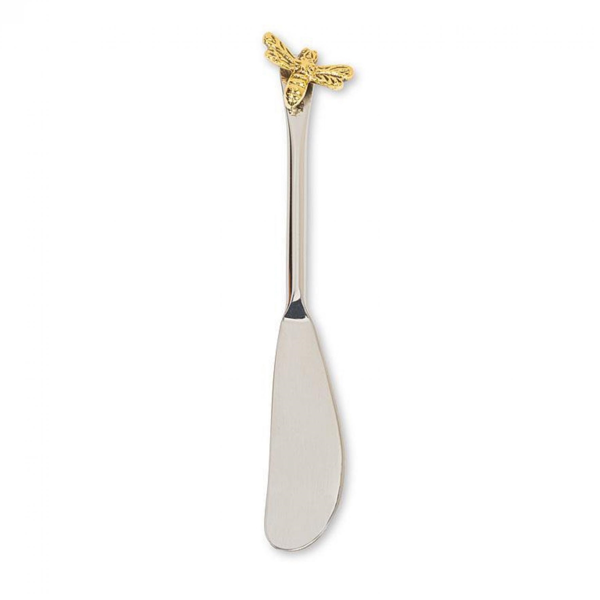 UNBT-00067 Bee Handle Pate Spreader - Gold & Silver
