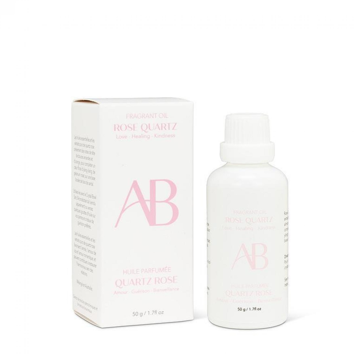 UNBT-00734 Refill- Rose Quartz Essential Oil - Clear