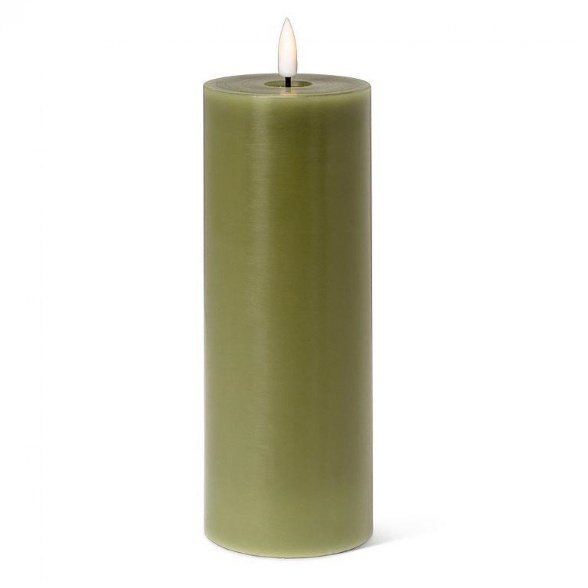 UNBT-00009 8 ft. LED Pillar Candle - Green