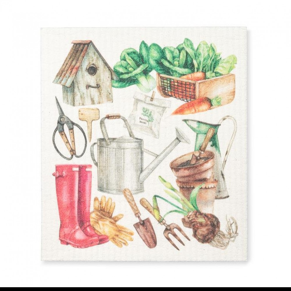 Picture of MDR Trading UNBT-00344 Gardening Tools Dishcloth - Multi Color