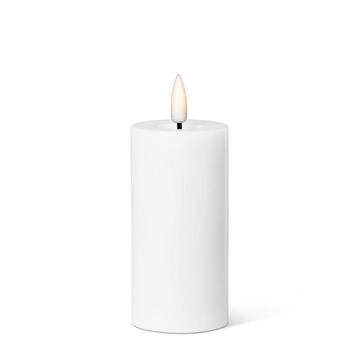 UNBT-00495 LED Pillar Candle - White