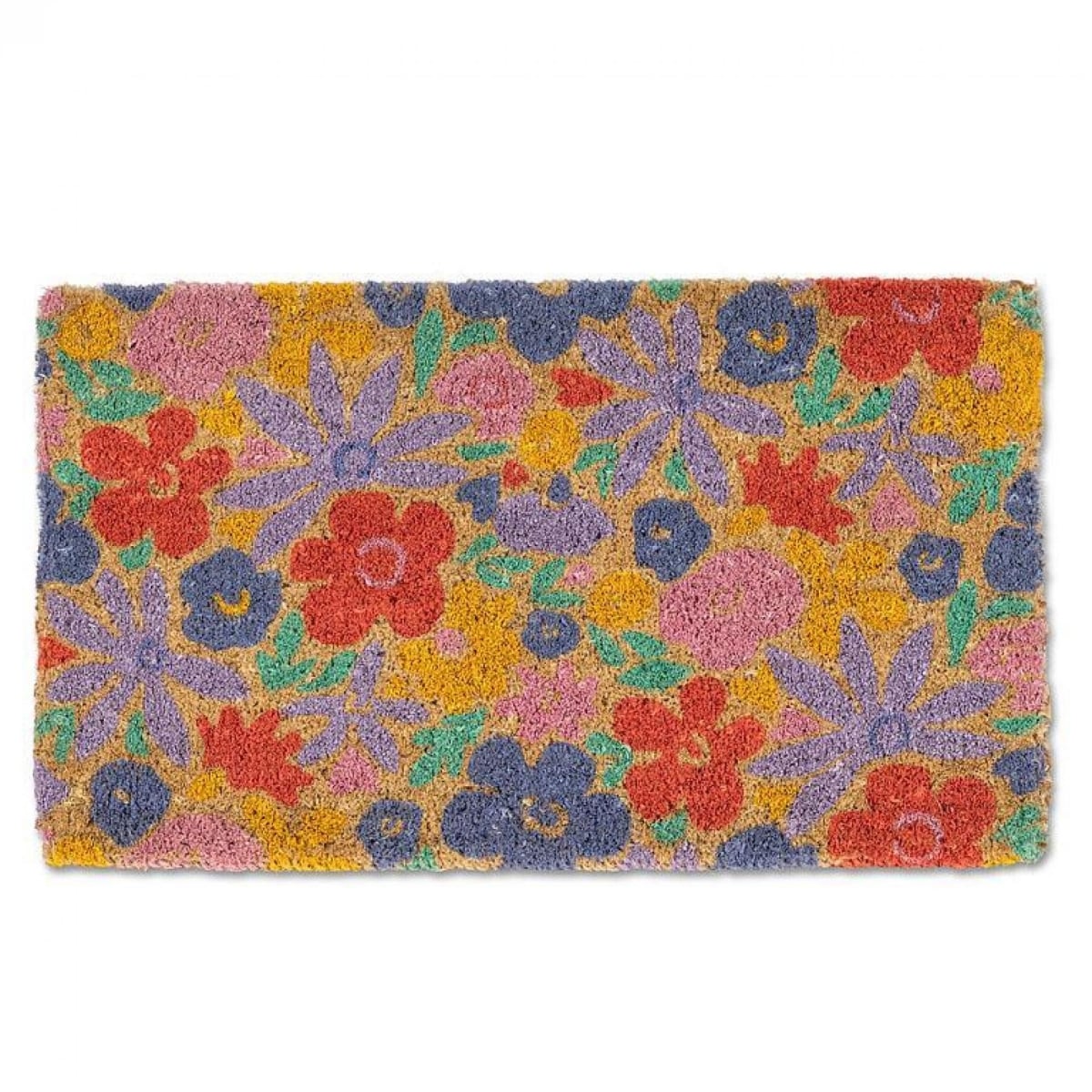 UNBT-00665 Pastel Bloom Floral Doormat - Multi Color