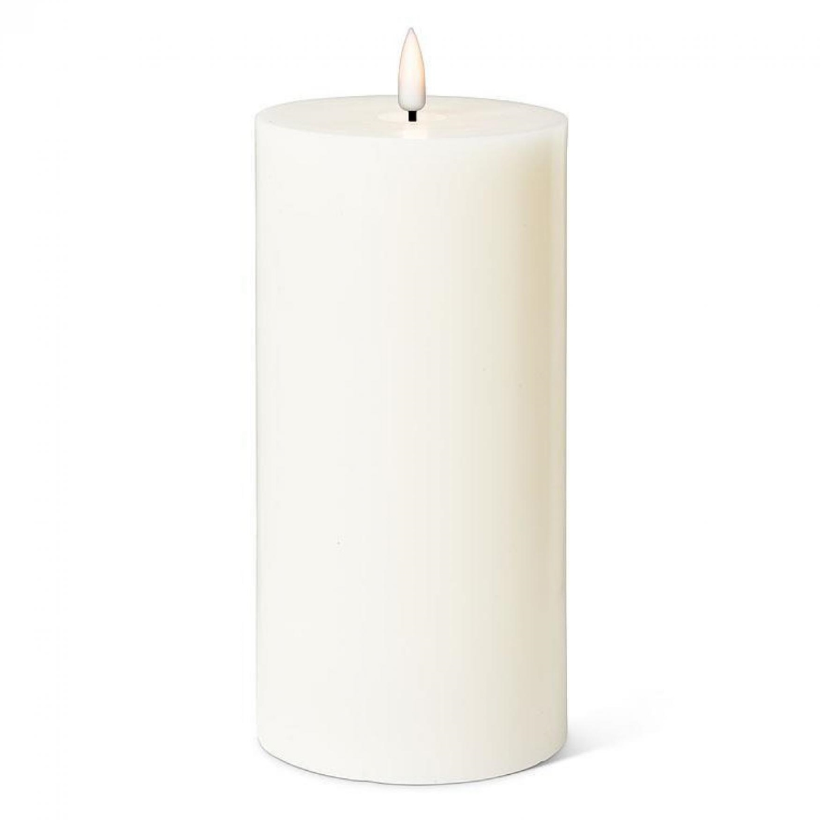 UNBT-00498 LED Pillar Sand Color Candle