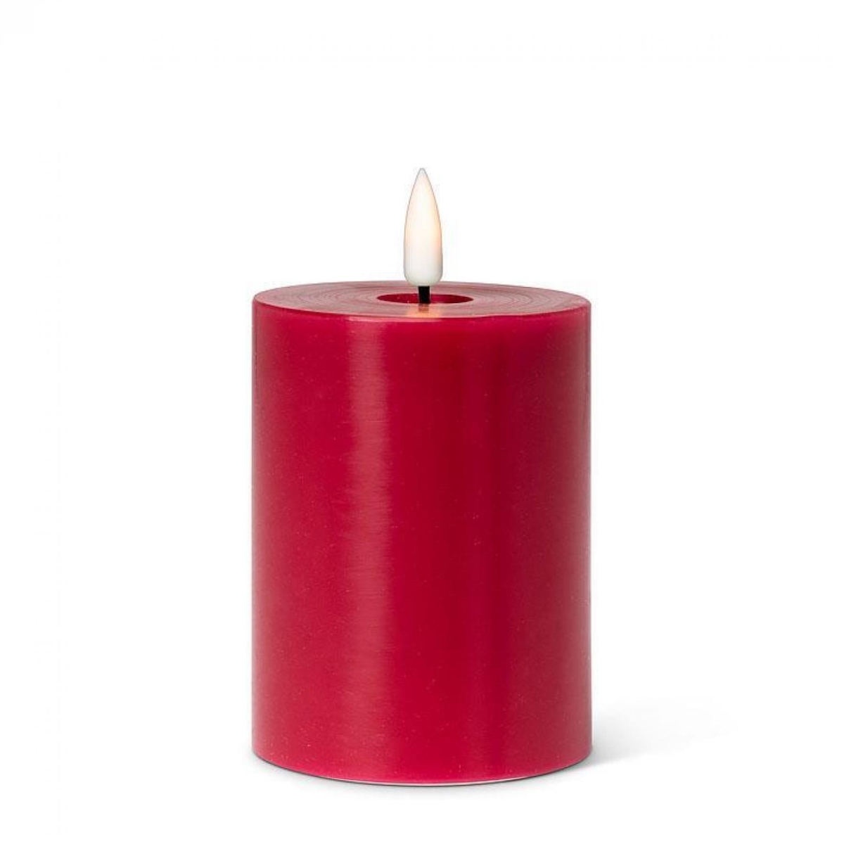 UNBT-00727 Red LED Pillar Flameless Candle