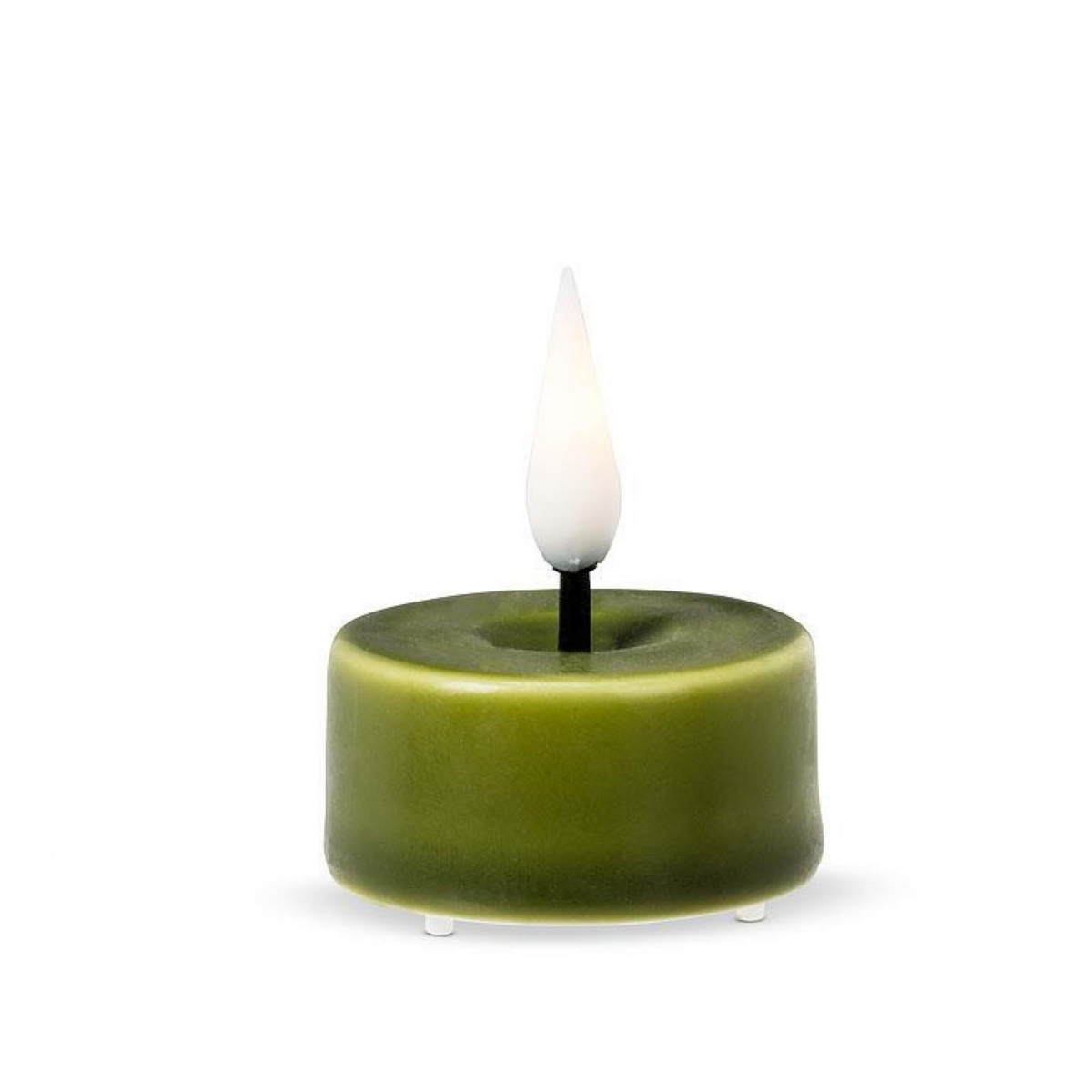 UNBT-00925 LED Tealight Candle - Green - Set of 6
