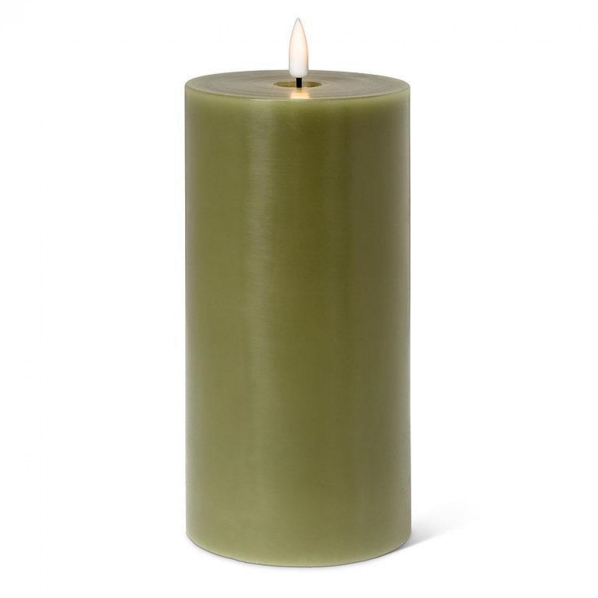 UNBT-00008 8 ft. LED Green Pillar Candle