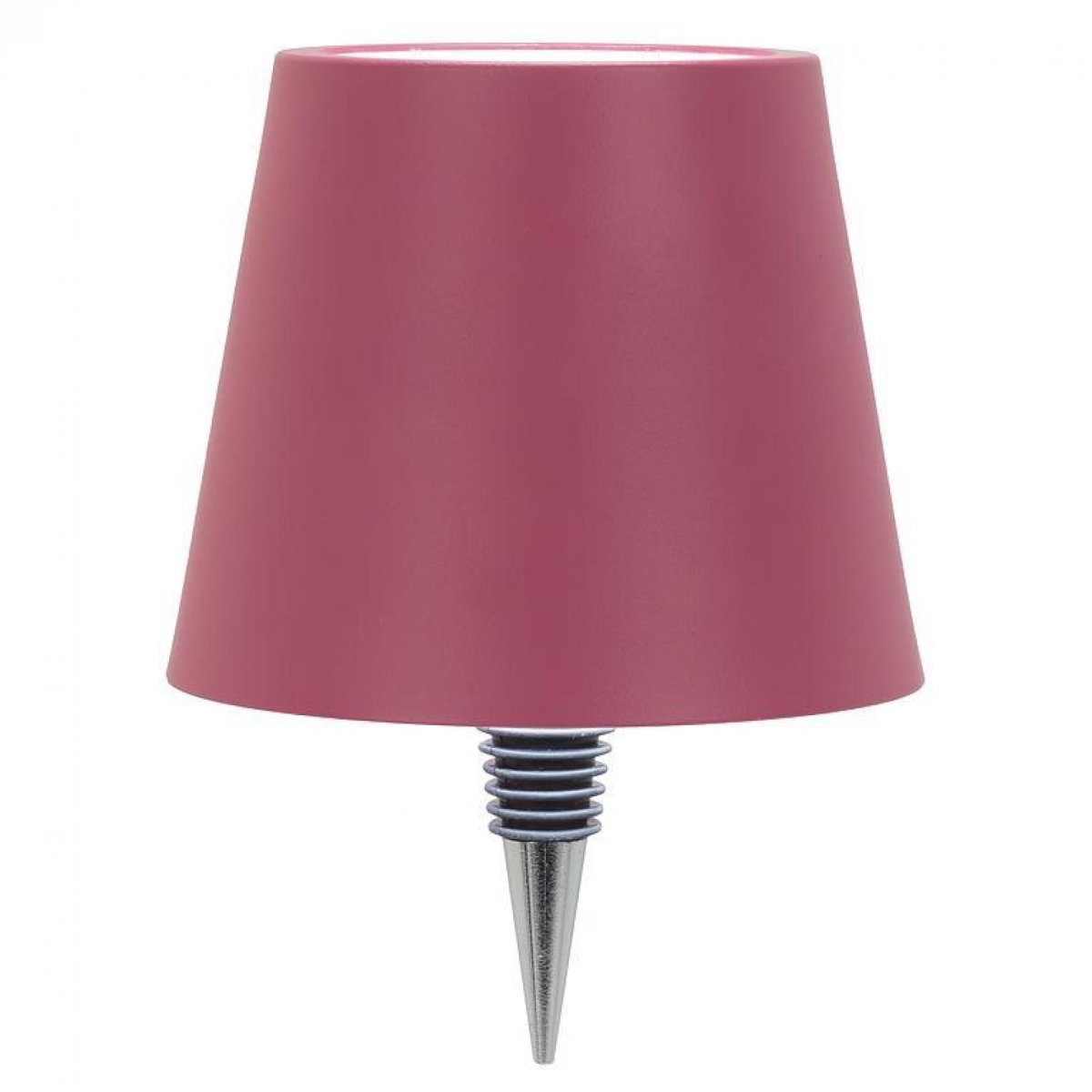UNBT-00532 Magenta Pink Shade LED Lit Bottle Stopper