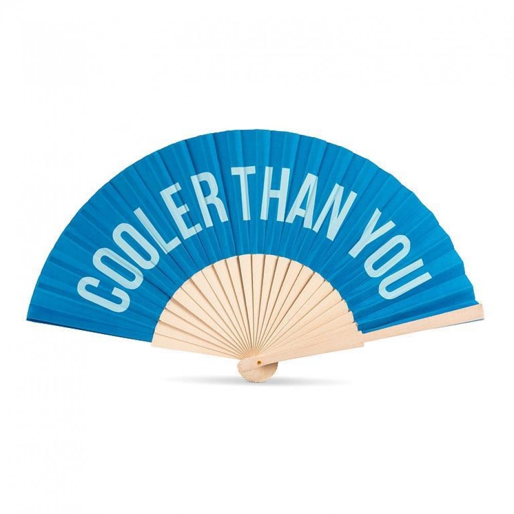 UNBT-00245 Cooler Than You Hand Fan - Blue