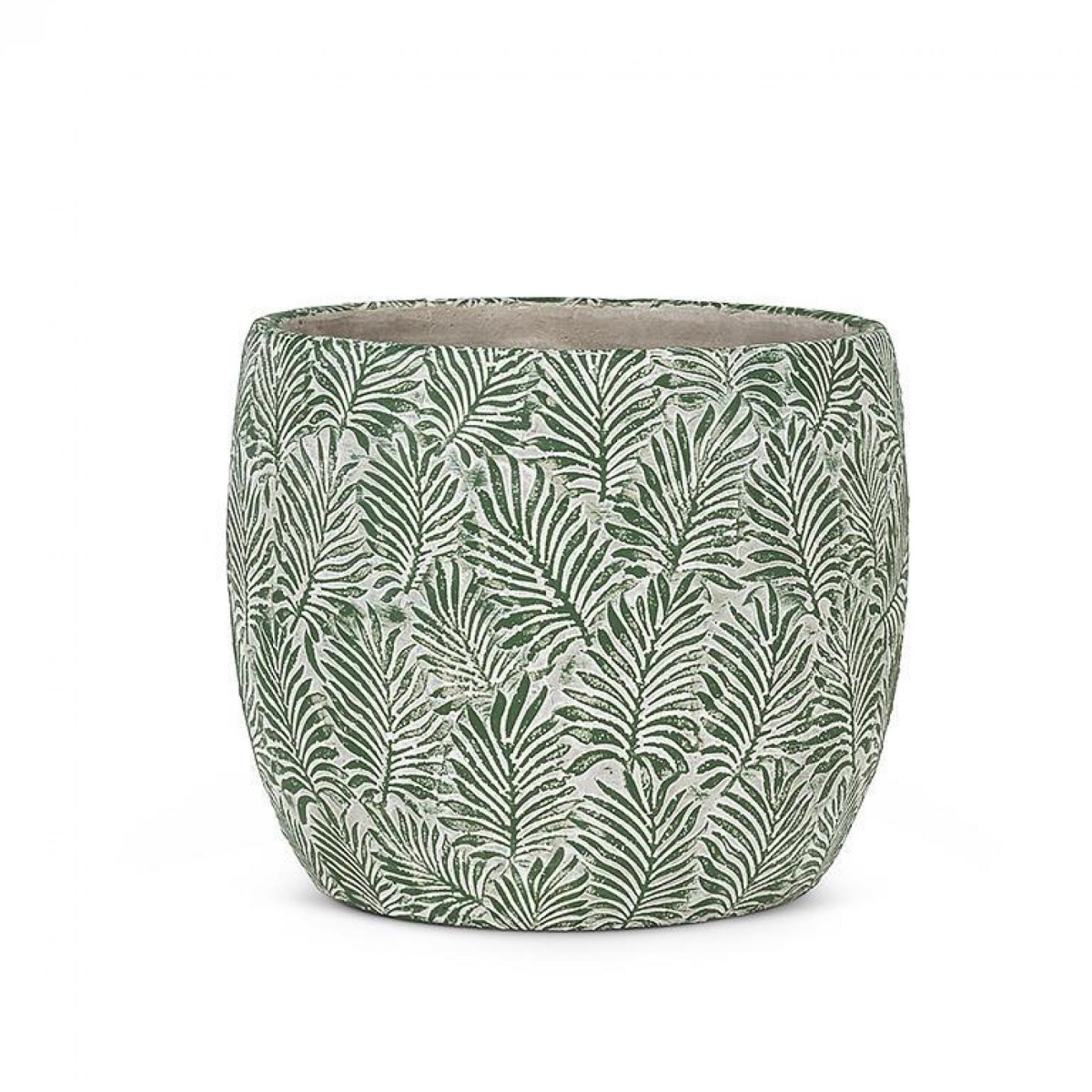 UNBT-00481 Leaf Pattern Planter - Green
