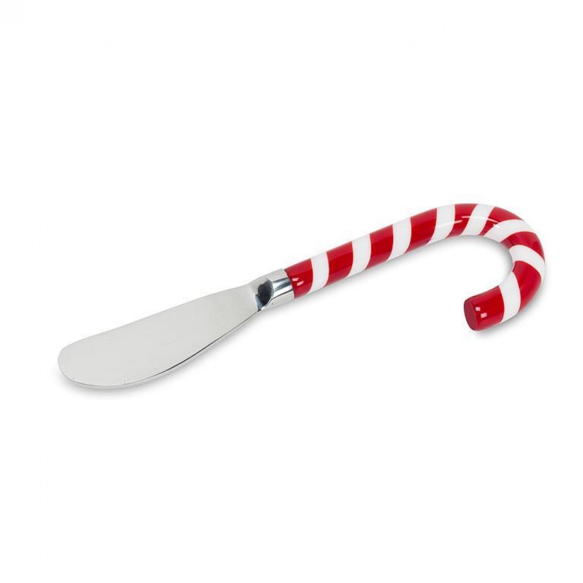 Picture of MDR Trading UNBT-00172 Candy Cane Handle Pate Spreader - Silver, Red & White