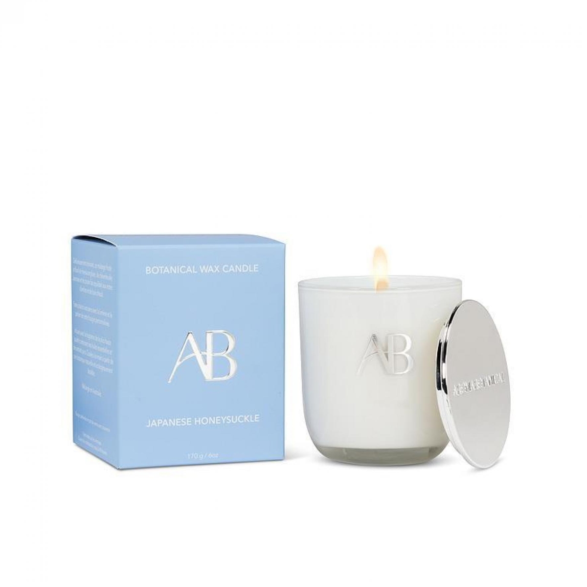 UNBT-00444 Japanese Honeysuckle Candle - White