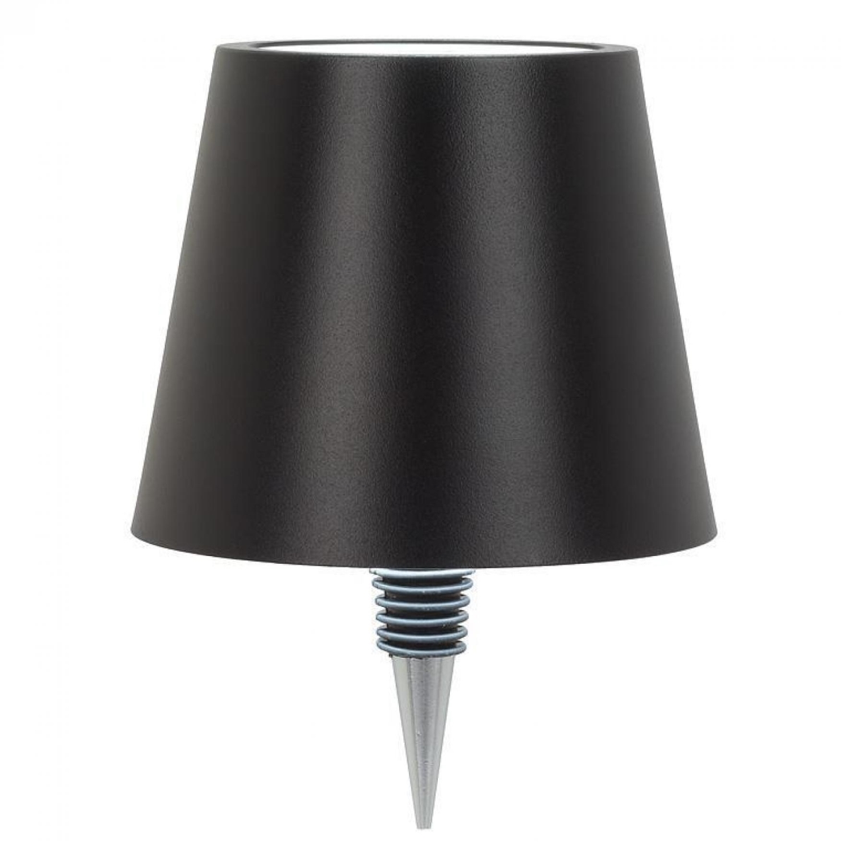 UNBT-00554 Matte Black Shade LED Lit Bottle Stopper