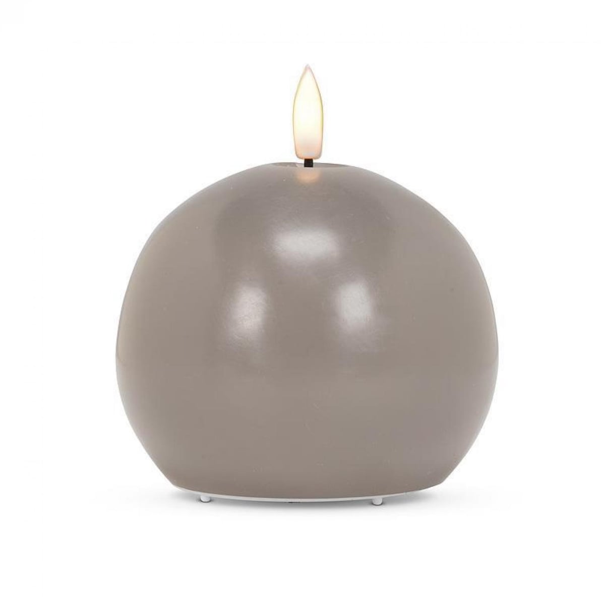 UNBT-00492 LED Gray Ball Candle
