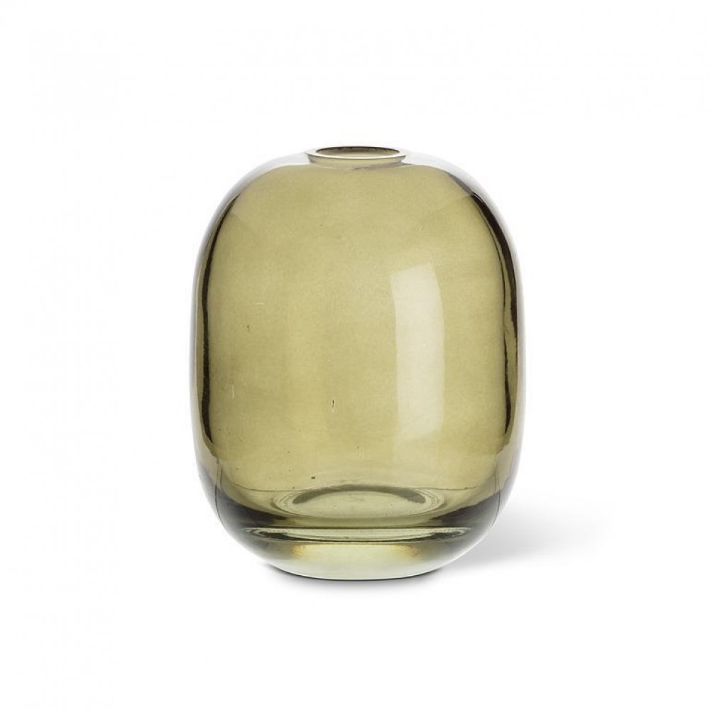 UNBT-00618 Moss Green Medium Barrel Bud Vase