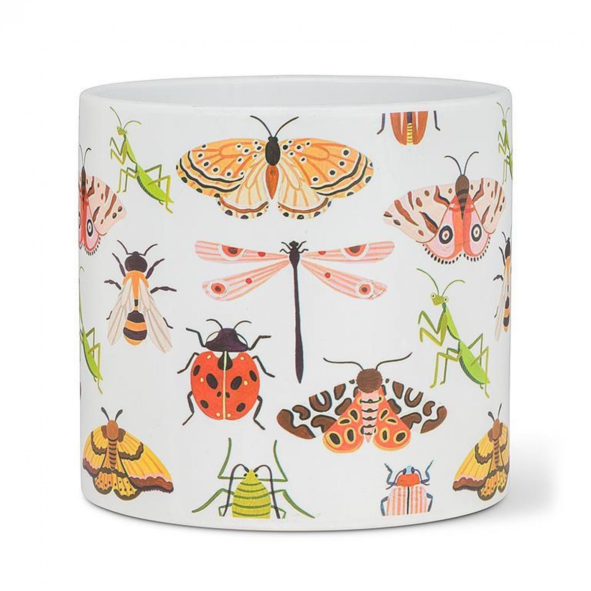 UNBT-00016 Allover Bugs & Moths Planter - Multi Color