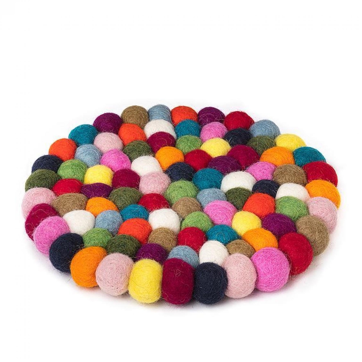 UNBT-00623 Multicolor Balls Trivet - Multi Color