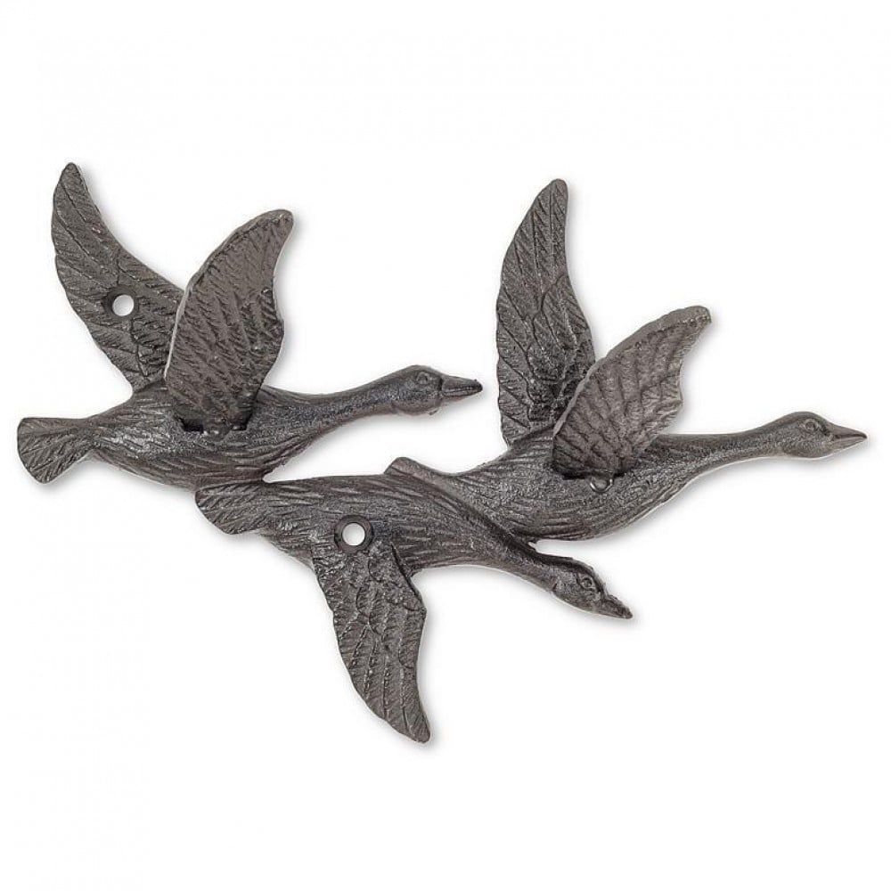 AB-27-IRONAGE-578-Q01 8 in. Flying Geese Hook, Brown
