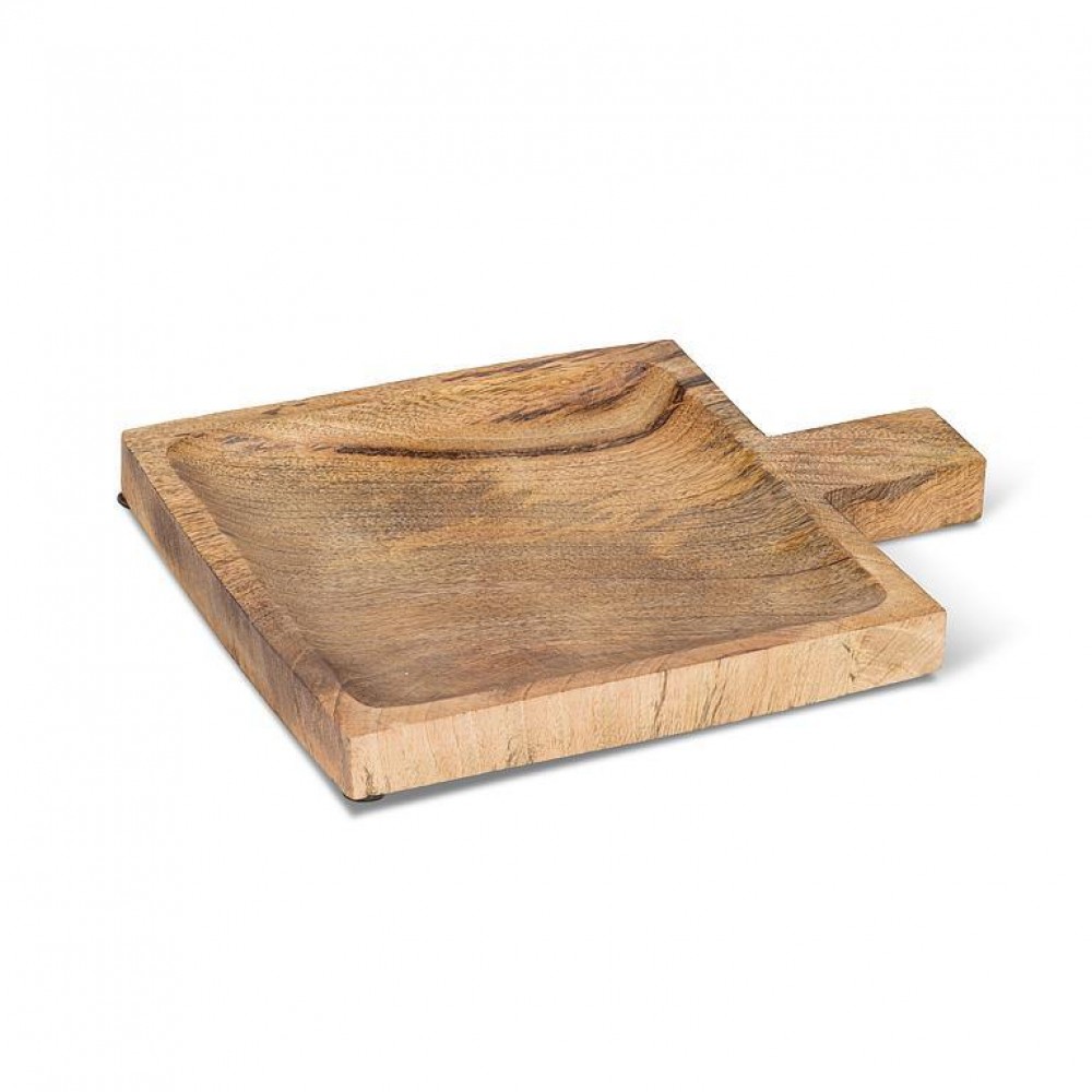 Picture of MDR Trading AB-43-TRINITY-002-Q01 12 in. Square with Handle Tray, Natural